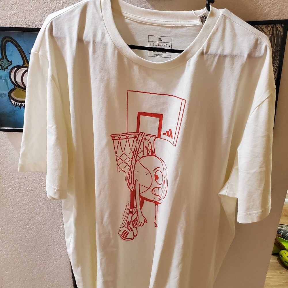 Adidas Basketball graphic Tee NWT